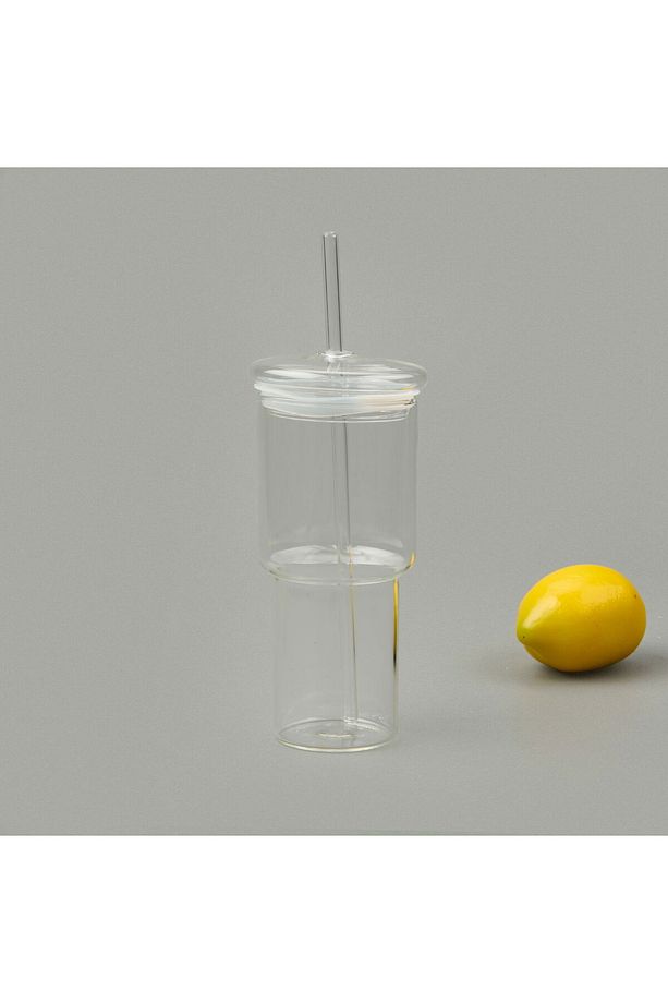 Cam Pipetli Bardak - Şeffaf - 1 lt - 2