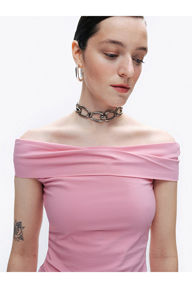 Açık Omuzlu Bluz - 2