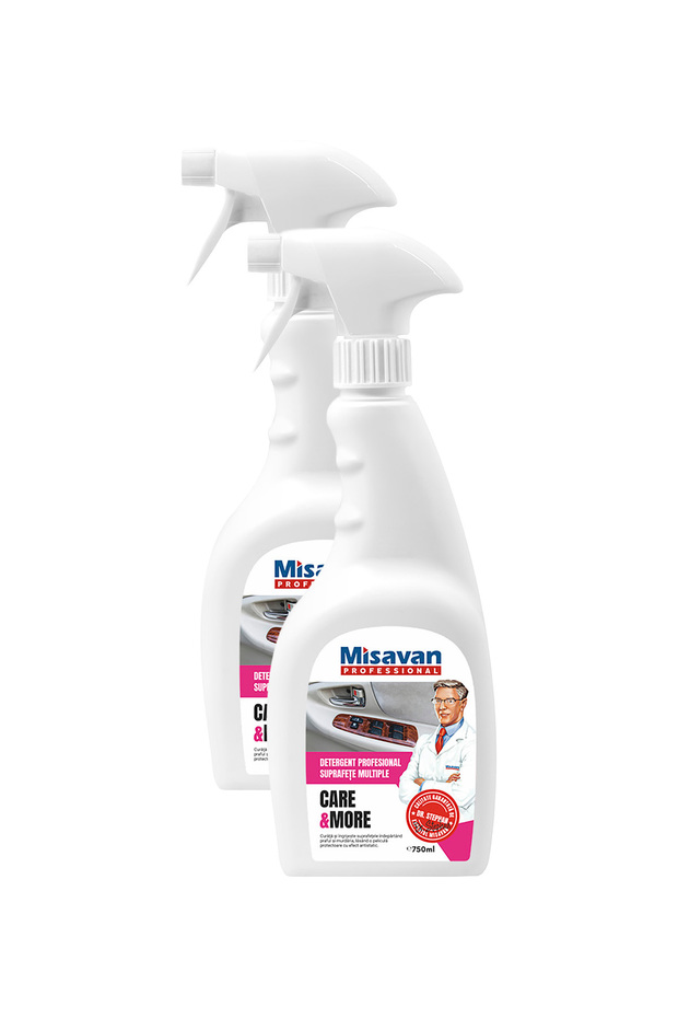 Dr. Stephan Care&More multi-surface cleaning and care solution 750ml x2PCS
