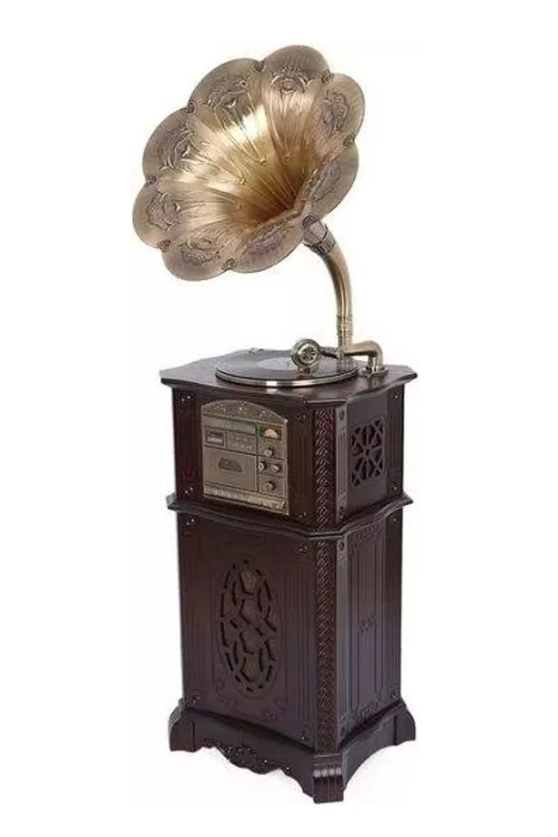 Kaset Çalar Özellikli Gramofon - 1