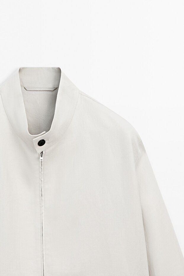 %100 keten hafif ceket - 6