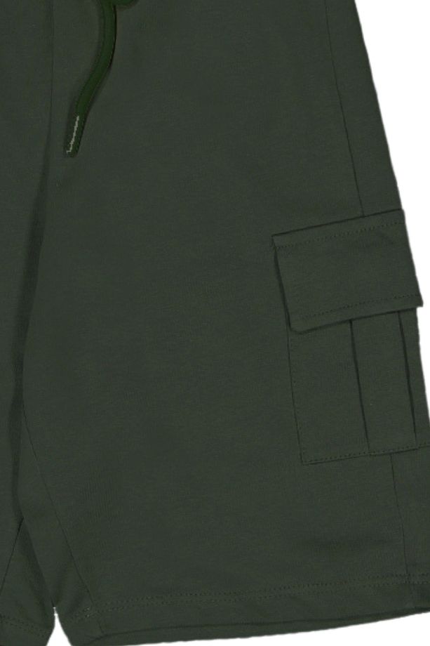 Unisex Çocuk Pamuklu Şort 3'lü Set -Çocuk Giyim - 6