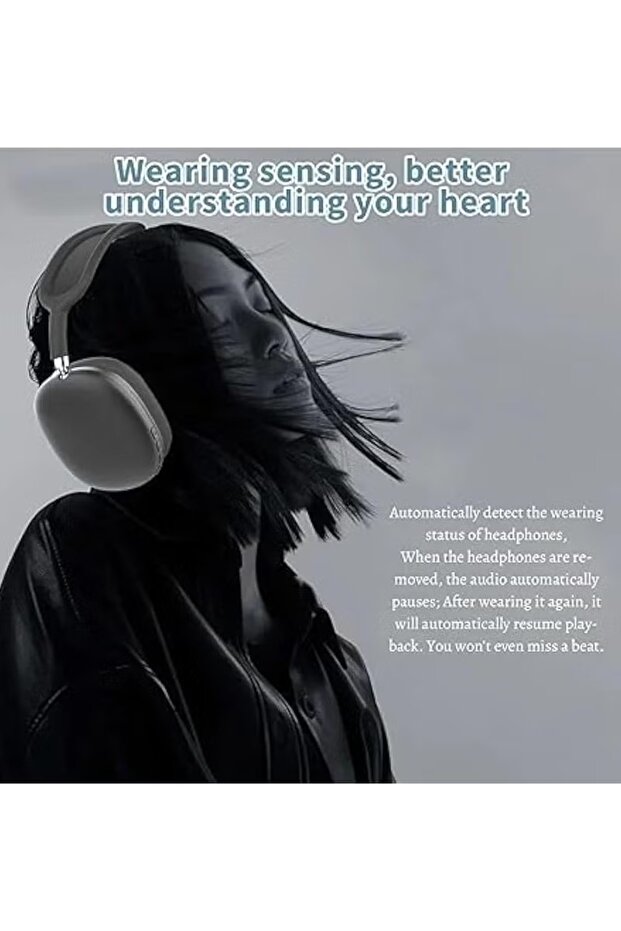 Black P9 Bluetooth Headset - Top-Ear - 6