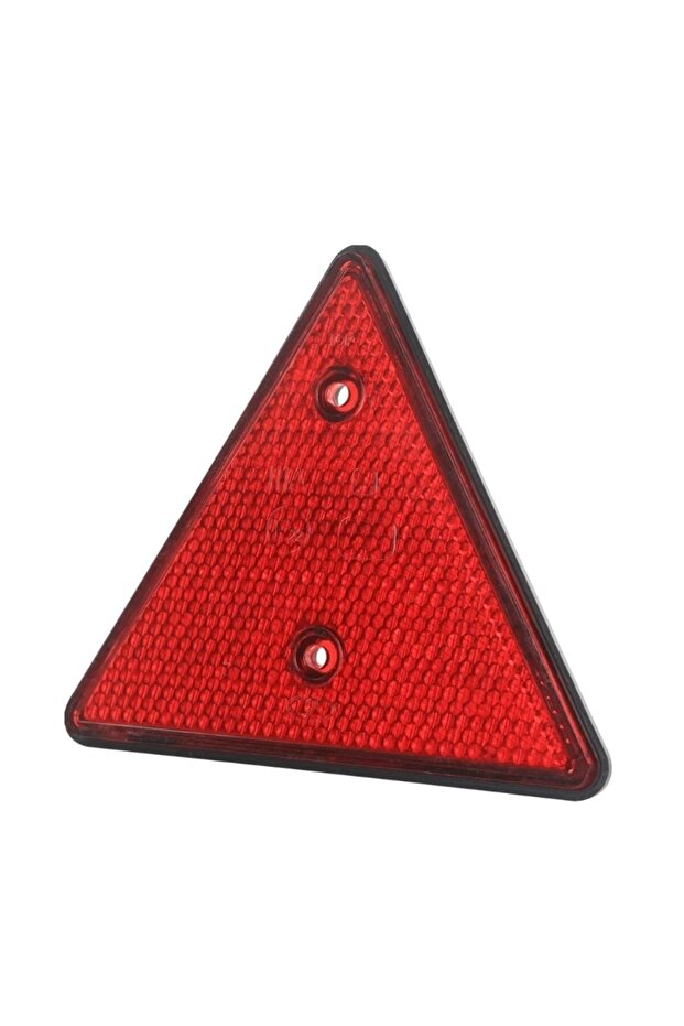 Red reflective triangle with E mark - 3