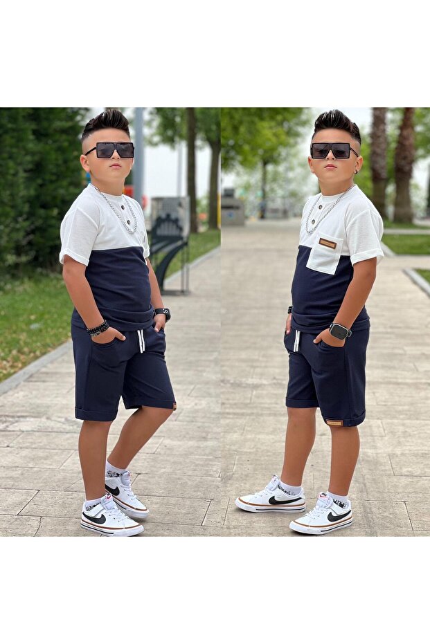 Style T-Shirt Pocket Detailed Set | Between 5/14 Years