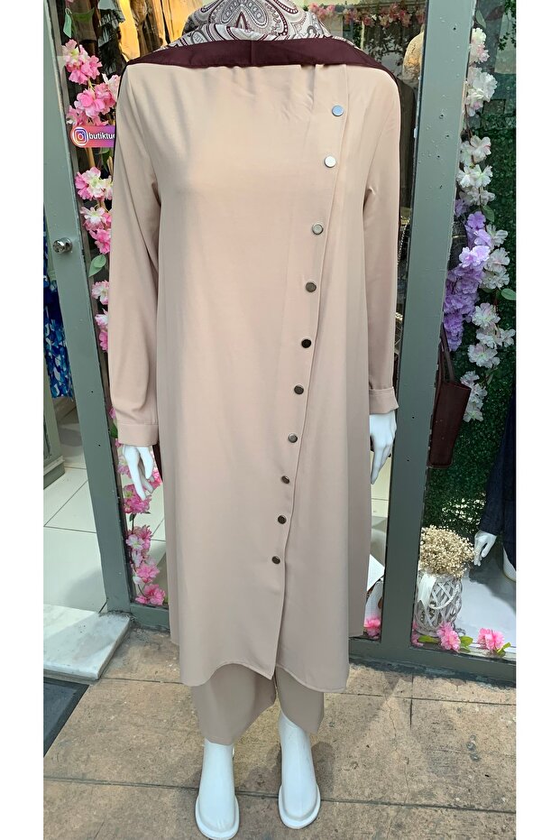 BOYDAN ÇITÇITLI TUNİK PANTOLON - 1