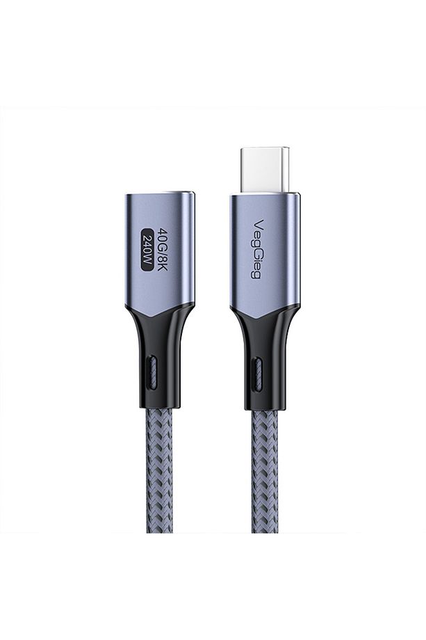 Usb 4.0 240w 40gbps E-mark Thunderbolt 4 8k 60hz Type-c Uzatma Kablosu 50 Cm - 1