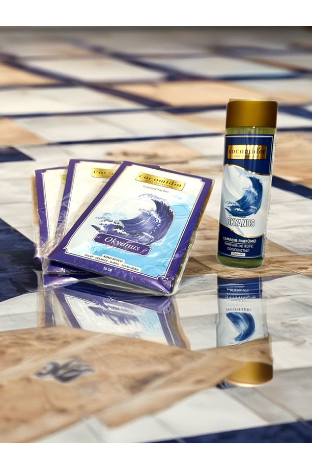 Okyanus Kokulu Set – 3 Adet Dolap Kokusu + 200 ml Çamaşır Parfümü - 5