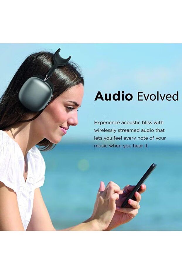 Black P9 Bluetooth Headset - Top-Ear - 7