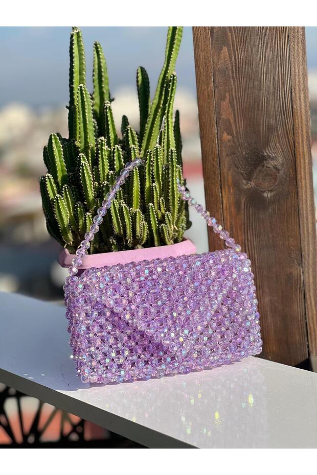 Boncuk İşlemeli Çanta - 3