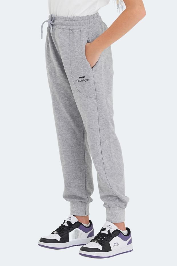 Line Unisex Children's Sweatpants Stone Gray