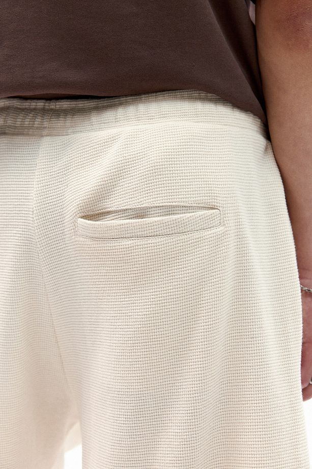 Gofre kumaş Bermuda jogger - 7