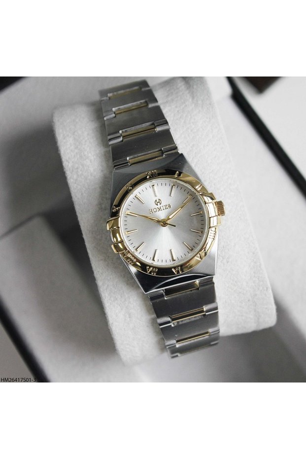 Hm26417S01-3 Women Wrist Watch with Steel Band