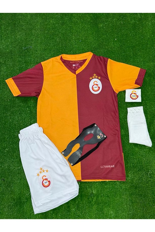 Galatâsarây. 45/V̲i̲c̲t̲o̲r̲.̲o̲s̲i̲m̲h̲e̲n̲ ./ 2026 İÇ SAHA Çocuk Forma 5-YILDIZ Maske Hediyeli - 1