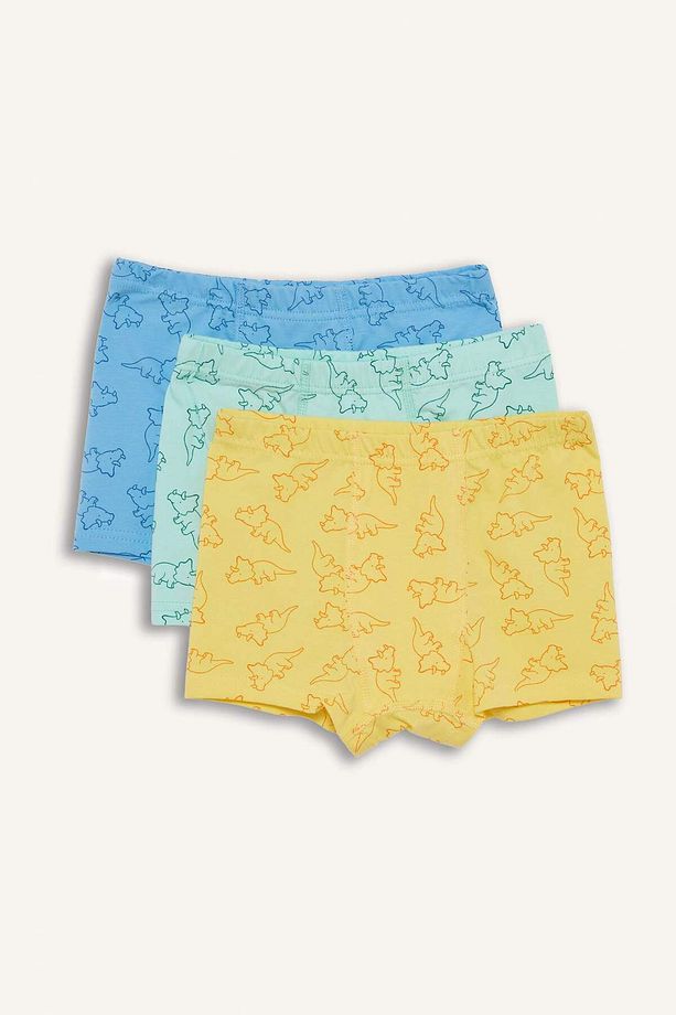 Erkek Çocuk Desenli 3'lü Boxer E6877a825sp - 1