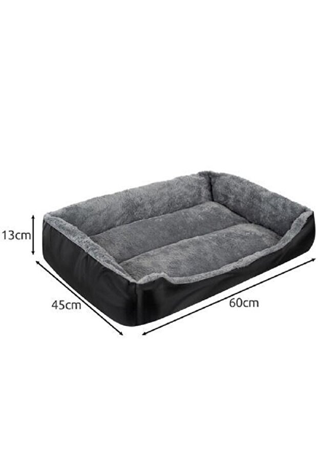 Rectangular Pet Bed, Warm Interior, Soft Filling, Outer Dimensions 60x45 cm - 5