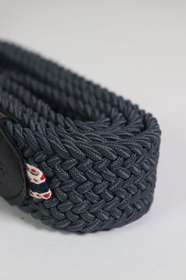 Elastik Örgü Unisex Kemer Antrasit - 5