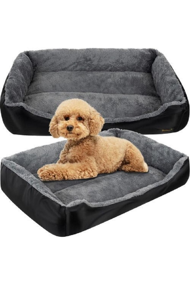 Rectangular Pet Bed, Warm Interior, Soft Filling, Outer Dimensions 60x45 cm - 2