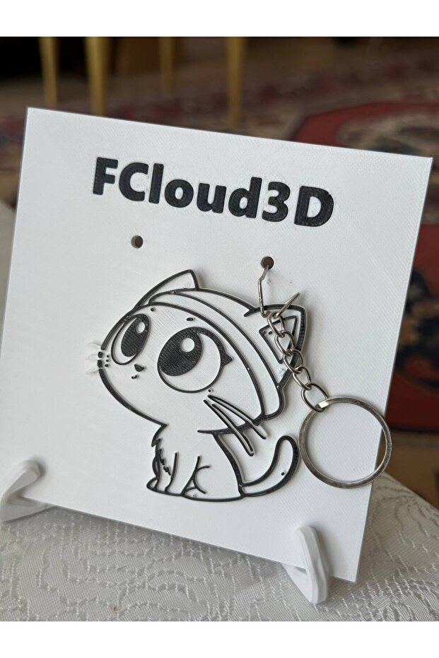 سلسلة مفاتيح على شكل قطة موديل سيلا - 3