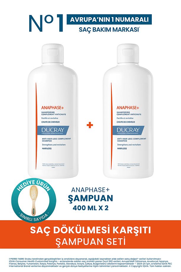 Anaphase Dökülme Karşıtı Şampuan 400 ml (2'li Set) - 1