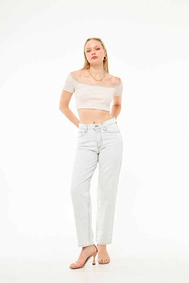 Kadın Denim Pantolon - 7