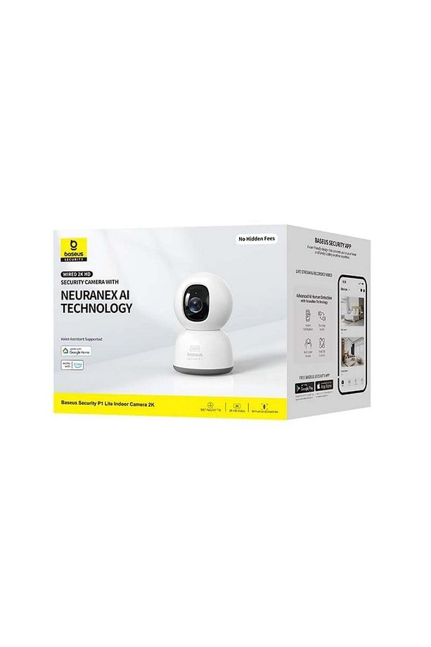 Security P1 Lite Indoor 2K 3MP Wi-Fi Güvenlik Kamerası AI Algılama, 8x Zoom, Alexa ve Google uyumlu - 7
