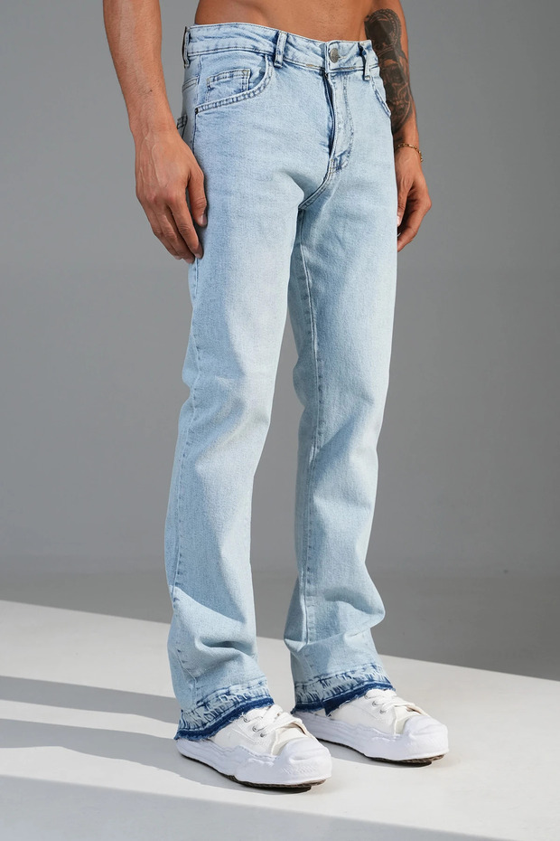 Regular Fit Flare Kot Pantolon - 3