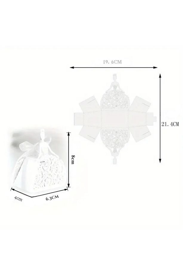 27 Adet Düğün, Nikah Şekeri ,nişan Hediye Kutusu - 3