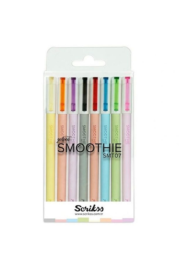 Smoothie Jel Kalem Tükenmez Kalem 0.7 4 Renk Set 1 - 1