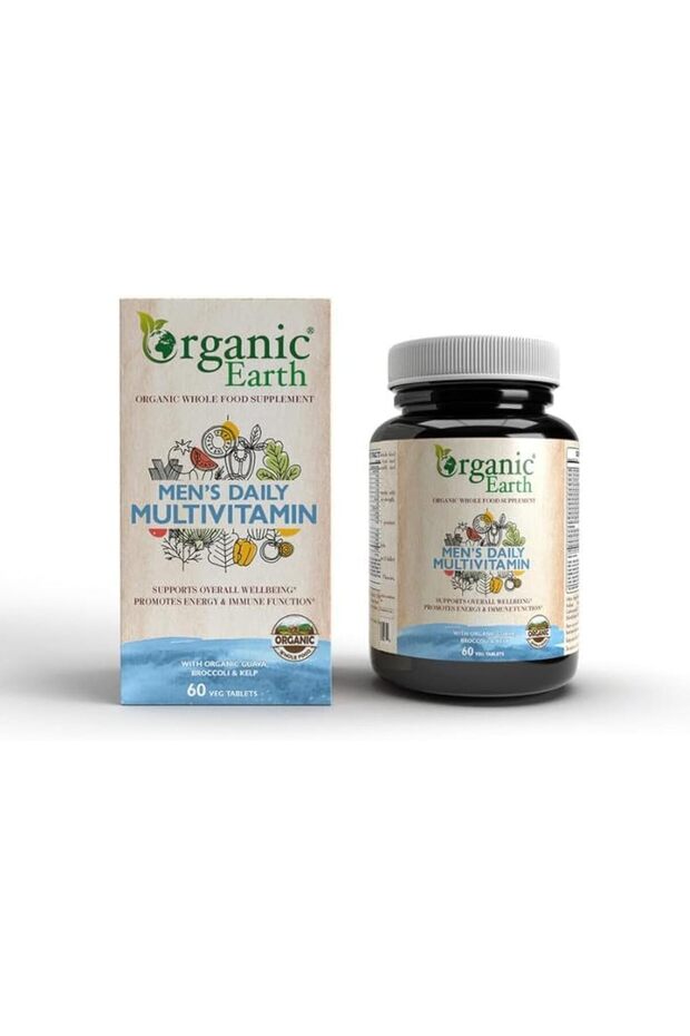 Plant Based Men’s Daily Multivitamins | Support Immune System & Energy Support | Veg