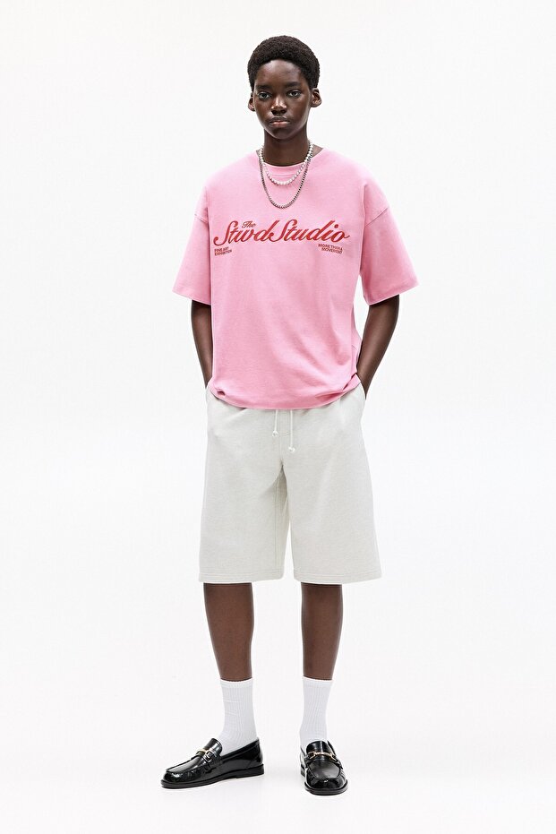 Pembe STWD Studio t-shirt - 2
