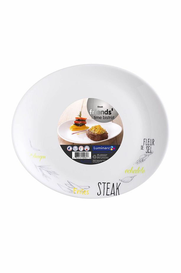 Frıend's Tıme Temperlı Desenlı Et Tabağı 30 Cm - 3