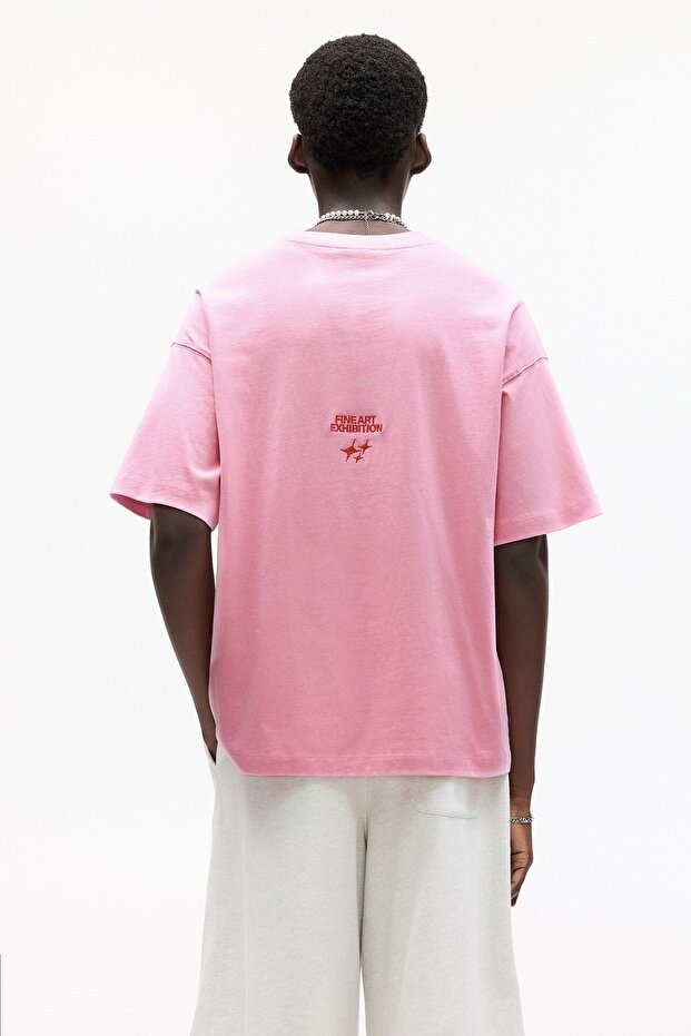 Pembe STWD Studio t-shirt - 5
