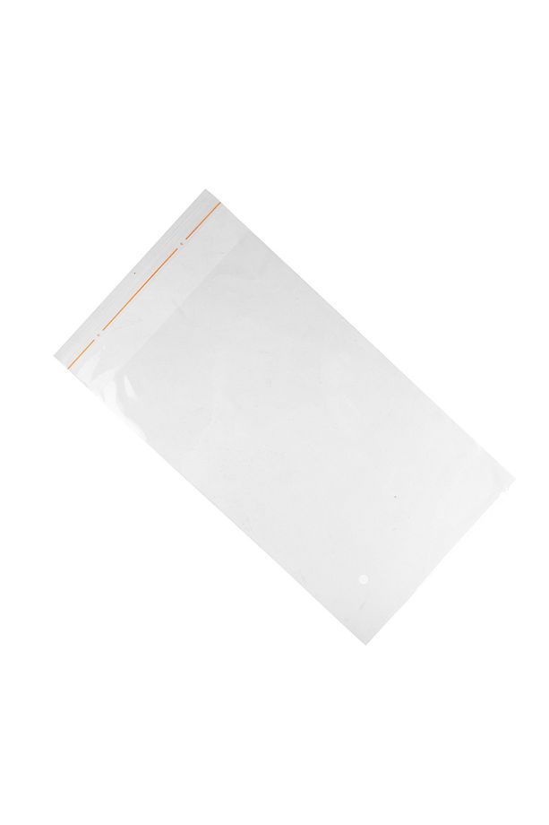 Şeffaf Bantlı Jelatin - Yapışkanlı Poşet - 100 Adet Opp 18 Cm X 30 Cm. - 1