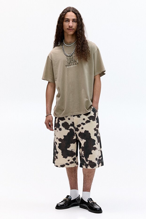 Hokusai grafik t-shirt - 2