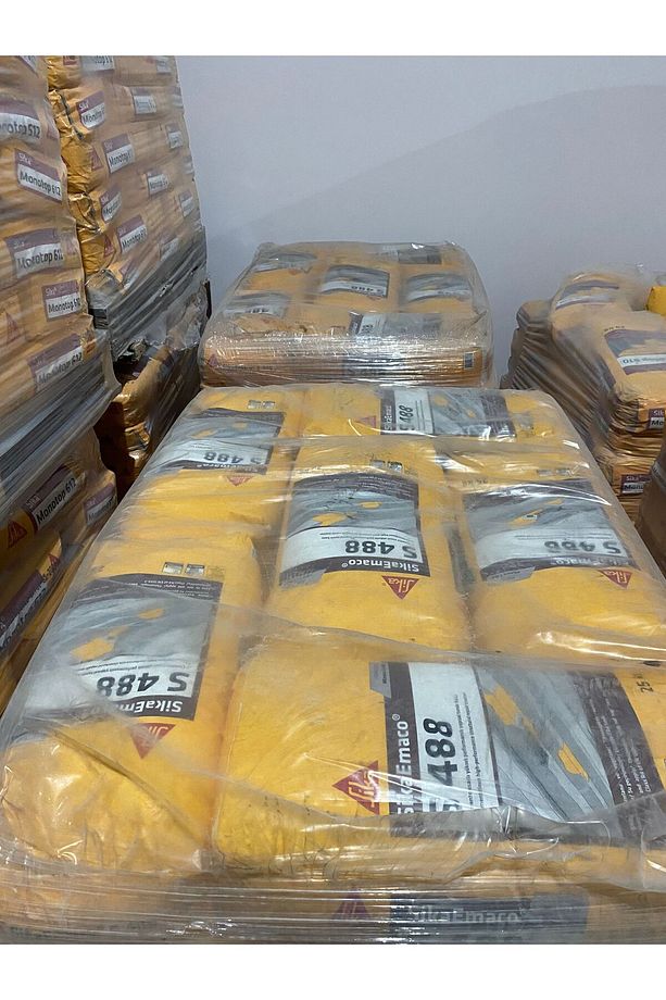 SikaEmaco S 488 çimento esaslı yüksek performanslı tiksotropik yapısal tamir harcıdır 25Kg - 2