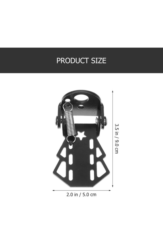 Bisiklet Katlanabilir Arka Basamak (AYAKLIK) Mile Bağlanan Bisiklet Peg Siyah - 4