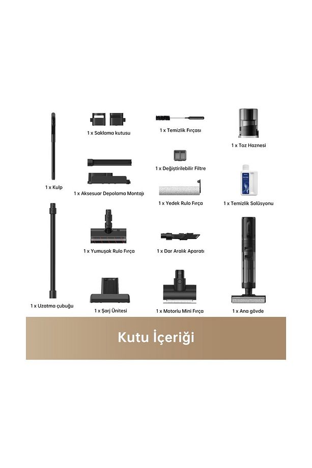 ETECHX H12 Dual Akıllı Islak Kuru Dikey Süpürge, Zemin Temizleyici Paspas 4'ü 1 Arada , 16.000 Pa - 3