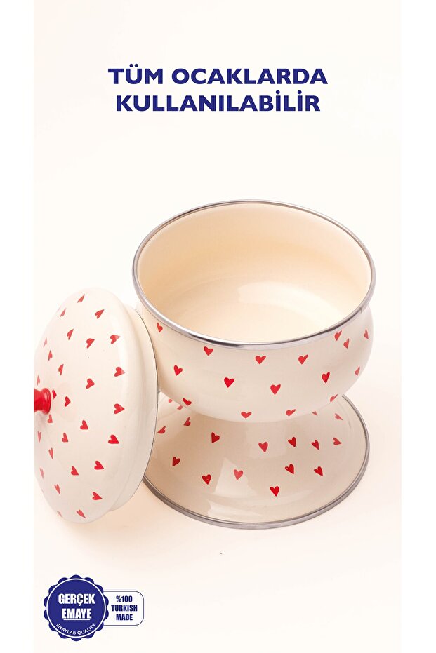 Cupid Emaye Şekerlik - 4