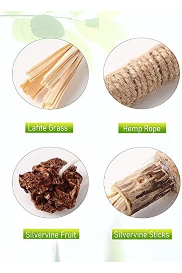 Sawanork 3 PCS Cat Chew Toys, Kitten Chew Sticks for Aggressive Chewers, Silvervine Chew Stick Toy, - 3