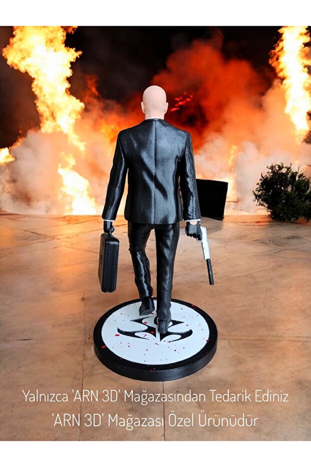 Hitman Dekoratif Figür (Agent 47) - 4