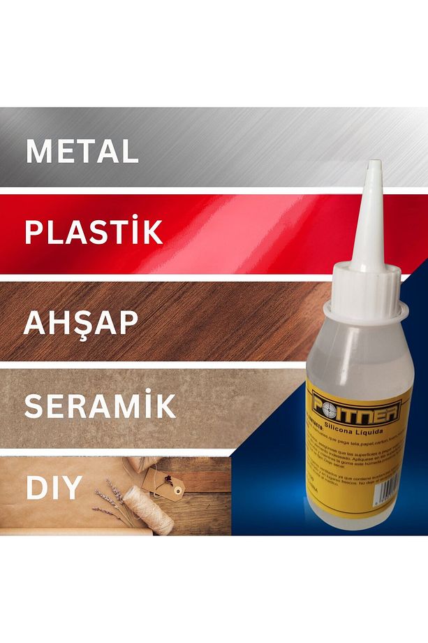 3’lü Güçlü Yapıştırıcı Seti, PVA (100ml), Superfix(120cc), Soğuk Silikon(100ml) Hobi DIY Tutkal Set - 2