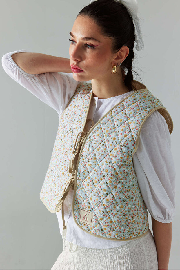 Daisy Çift Taraflı Yelek - 1