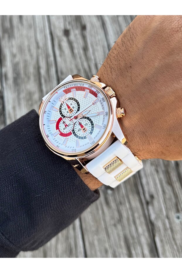 Silicone Cord Men's Wristwatch Bracelet Gift Bg01