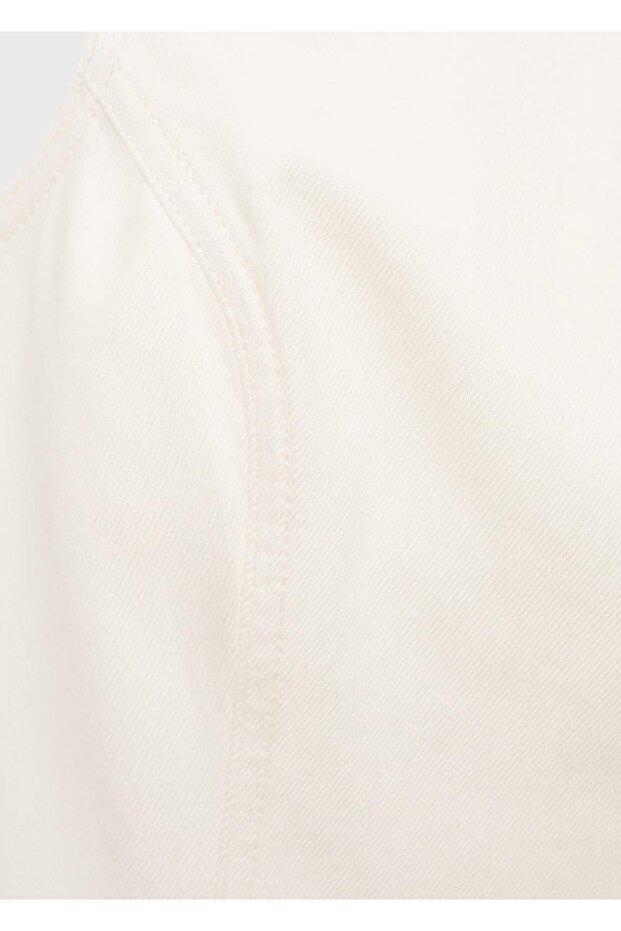 Evaze denim elbise - 5