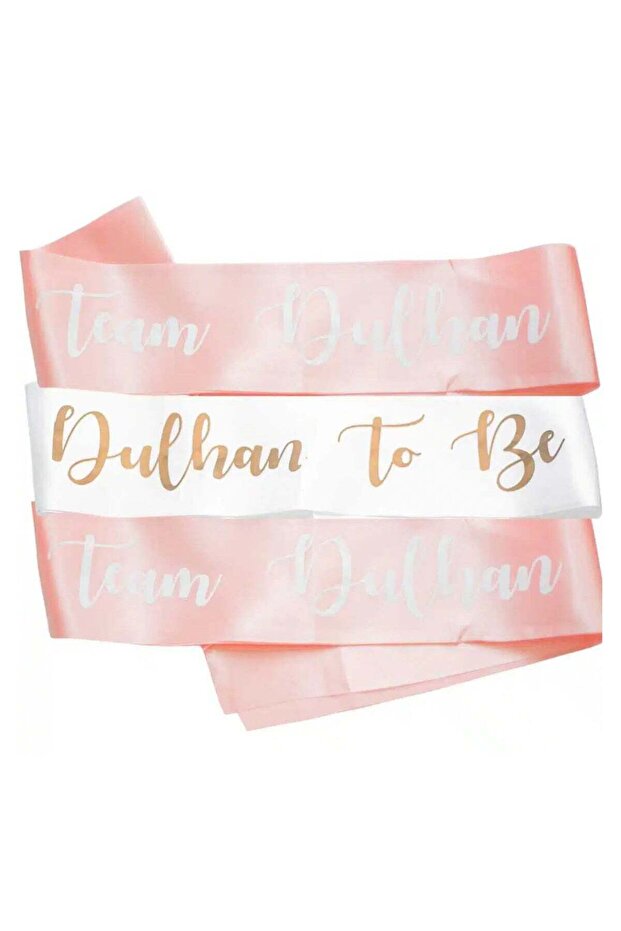 8 Pack of Team Dulhan & Dulhan To Be Bridal Sashes