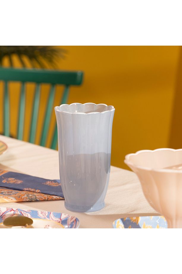 Loess Cam Meşrubat Bardağı 380 Ml Mavi - 2
