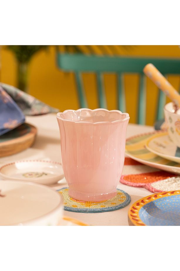 Loess Cam Su Bardağı 380 Ml Pembe - 2