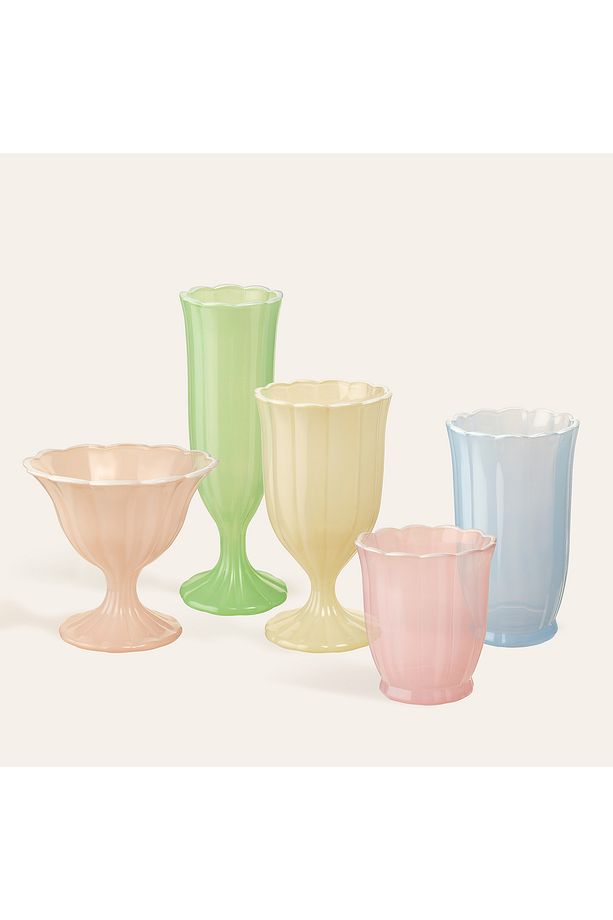 Loess Cam Meşrubat Bardağı 380 Ml Mavi - 5