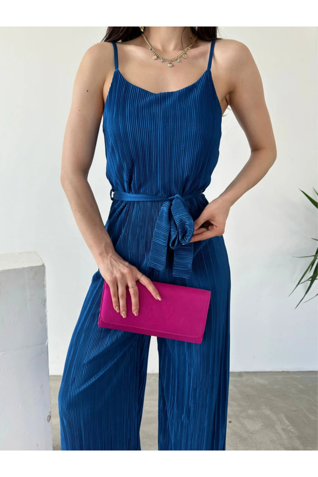 Krinkıl Kumaş Şık Tulum - 1